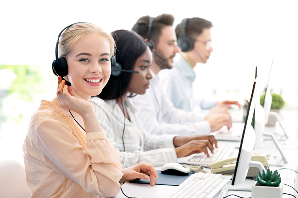 Customer service team
